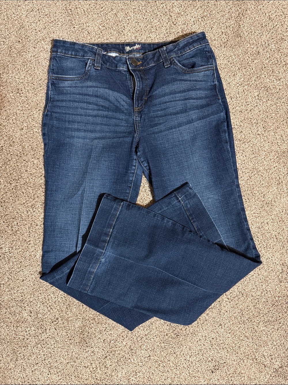 Wrangler Indigo Blue Bootcut Jeans